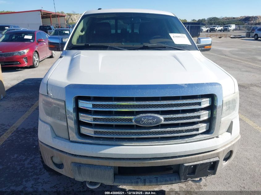 2013 Ford F-150 King Ranch VIN: 1FTFW1ET0DKF93886 Lot: 43880221