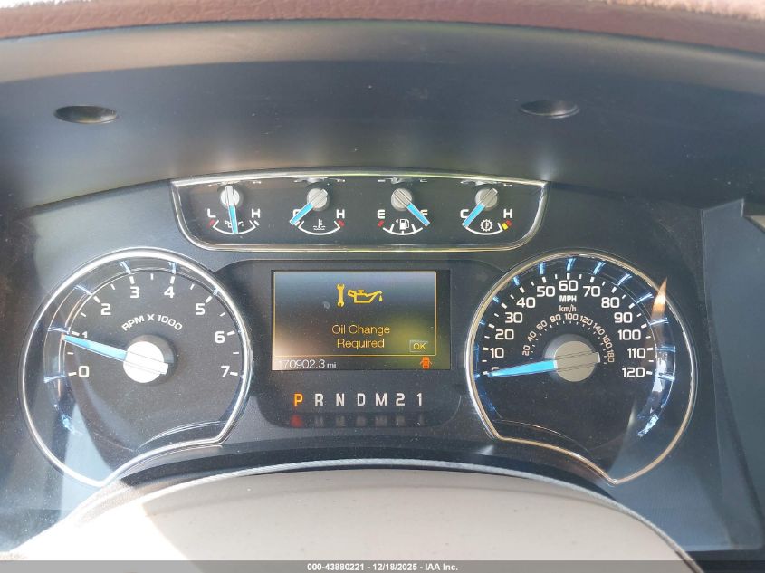 2013 Ford F-150 King Ranch VIN: 1FTFW1ET0DKF93886 Lot: 43880221