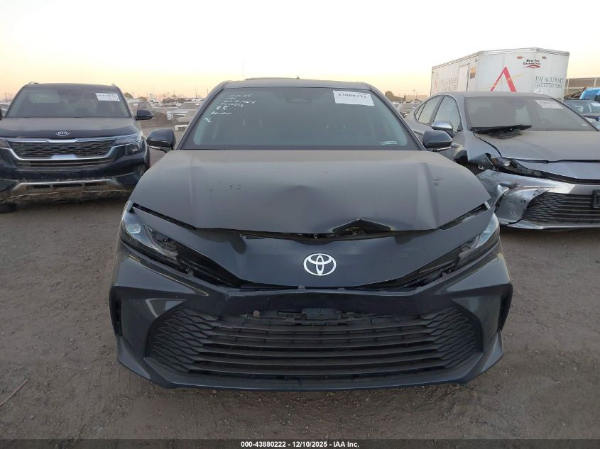2025 Toyota Camry Le VIN: 4T1DAACK4SU140528 Lot: 43880222