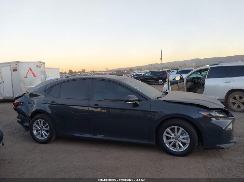 2025 Toyota Camry Le VIN: 4T1DAACK4SU140528 Lot: 43880222