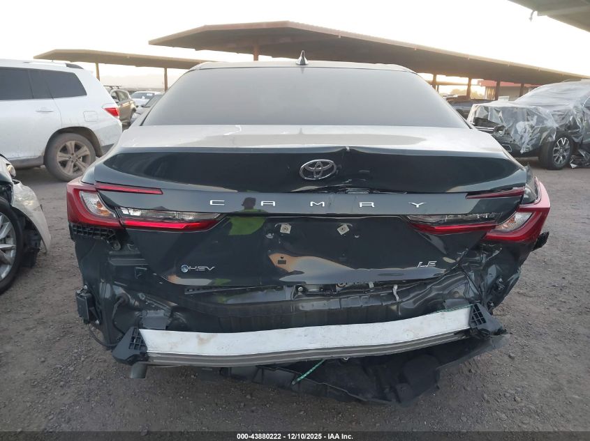 2025 Toyota Camry Le VIN: 4T1DAACK4SU140528 Lot: 43880222