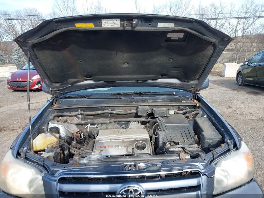 2006 Toyota Highlander V6 VIN: JTEEP21A160152295 Lot: 43880223