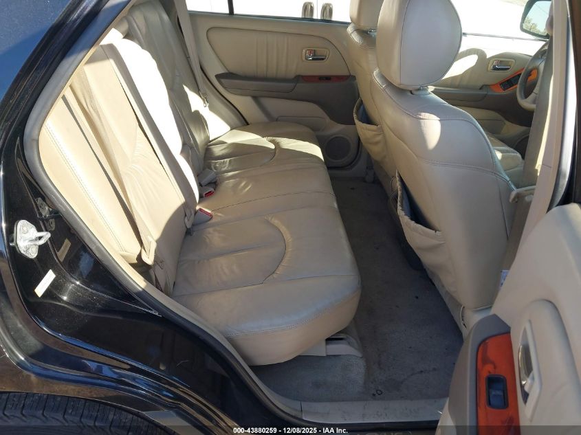 2002 Lexus Rx 300 VIN: JTJGF10U920143650 Lot: 43880259