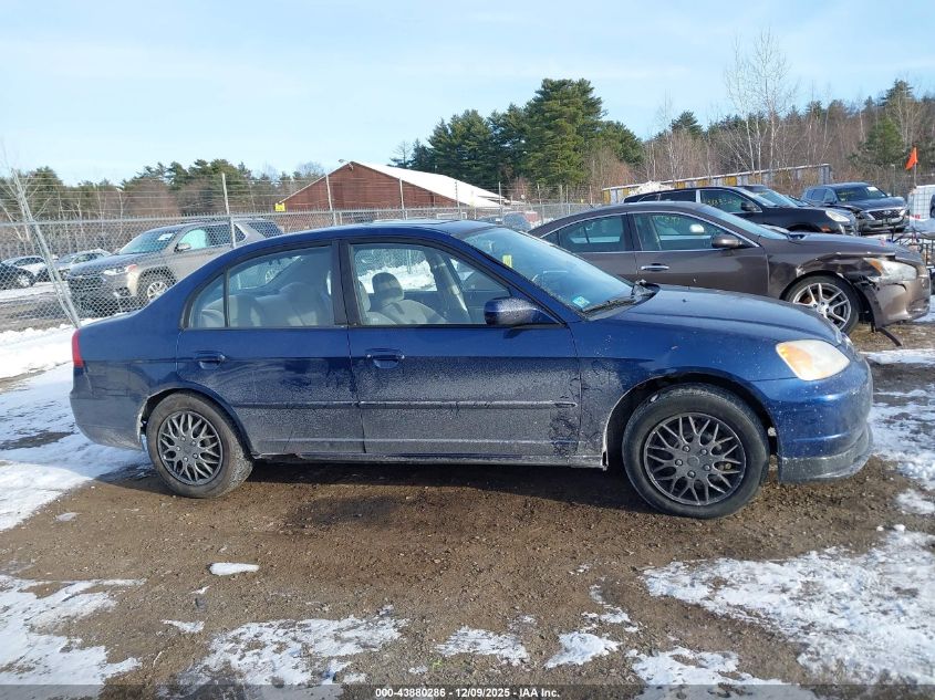 2001 Honda Civic Ex VIN: 1HGES26741L021287 Lot: 43880286