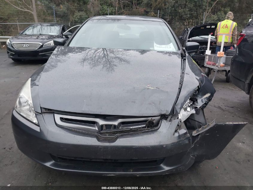 2005 Honda Accord 2.4 Lx VIN: 1HGCM554X5A194257 Lot: 43880313