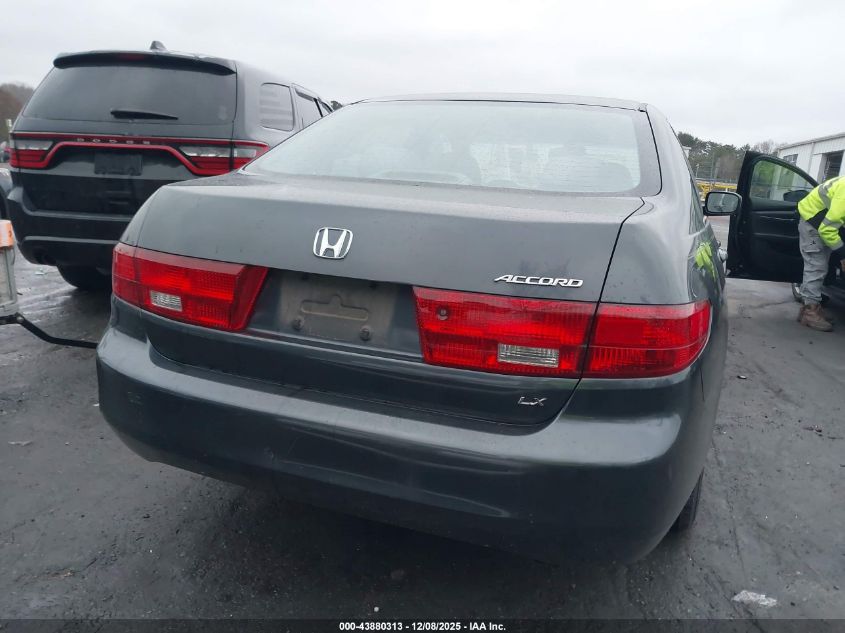 2005 Honda Accord 2.4 Lx VIN: 1HGCM554X5A194257 Lot: 43880313
