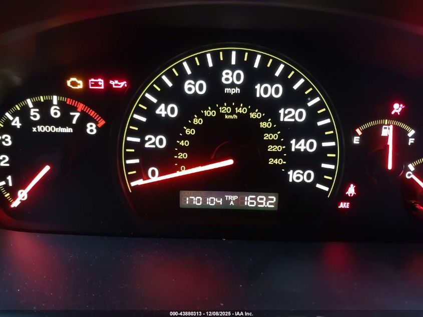 2005 Honda Accord 2.4 Lx VIN: 1HGCM554X5A194257 Lot: 43880313