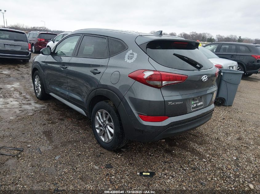 2018 Hyundai Tucson Sel VIN: KM8J33A42JU663588 Lot: 43880345