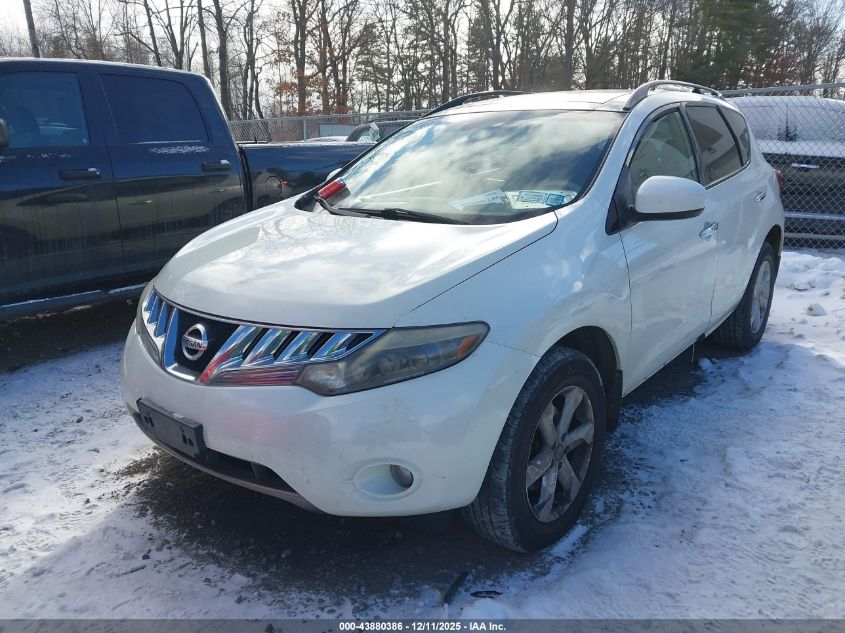 2009 Nissan Murano Sl VIN: JN8AZ18W79W158021 Lot: 43880386