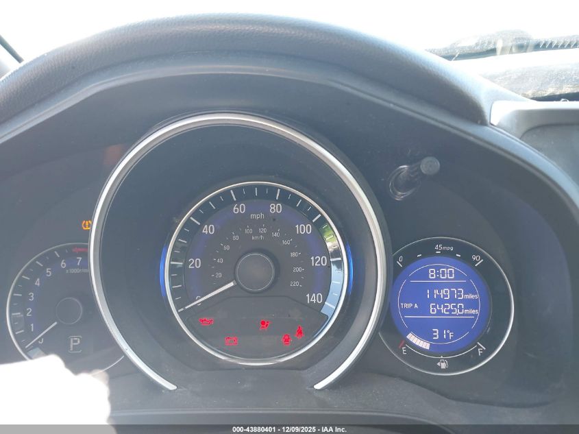 2015 Honda Fit Ex/Ex-L VIN: 3HGGK5H80FM746116 Lot: 43880401