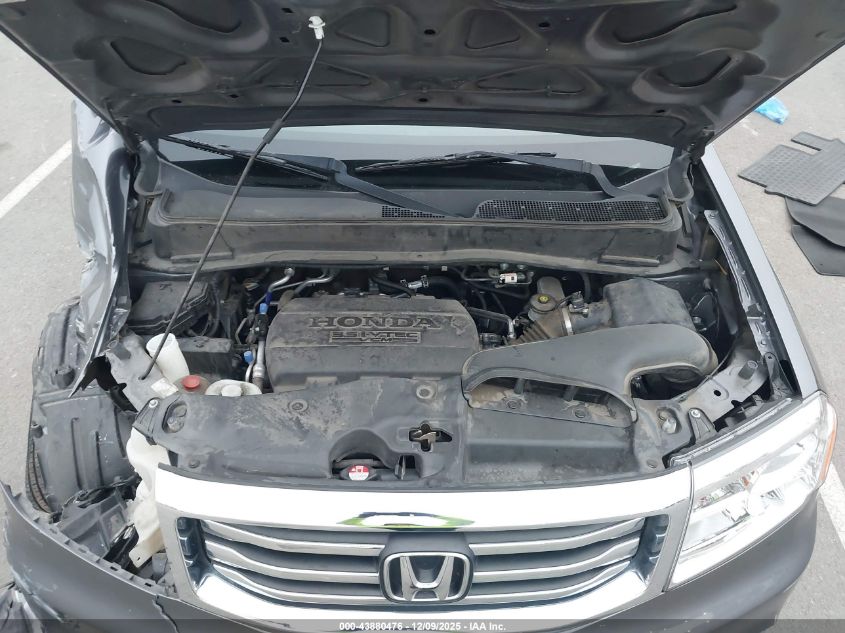 2015 Honda Pilot Ex-L VIN: 5FNYF4H5XFB075632 Lot: 43880476