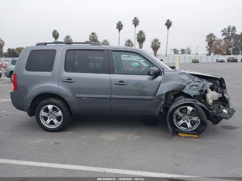 2015 Honda Pilot Ex-L VIN: 5FNYF4H5XFB075632 Lot: 43880476