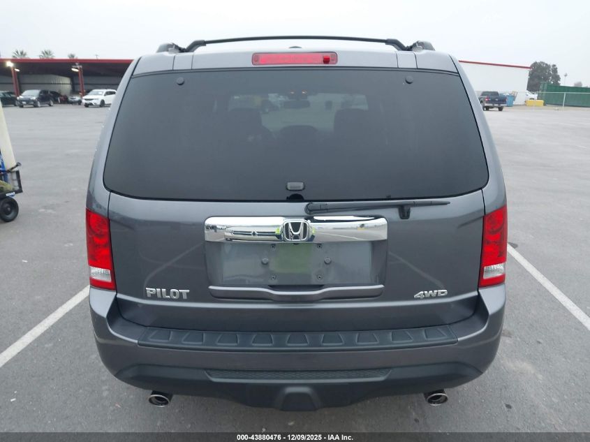 2015 Honda Pilot Ex-L VIN: 5FNYF4H5XFB075632 Lot: 43880476