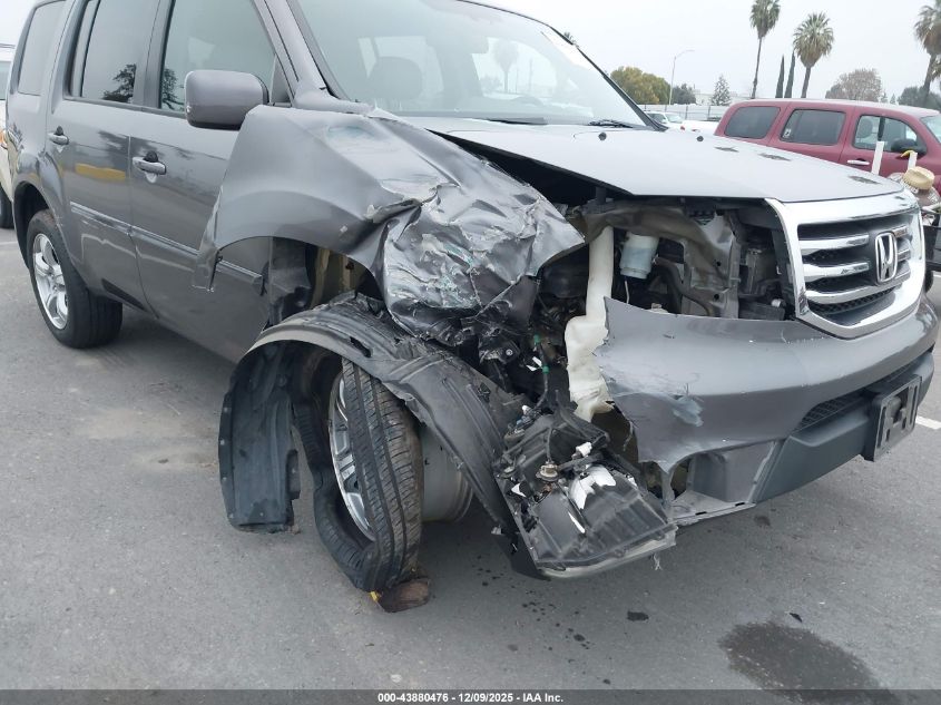 2015 Honda Pilot Ex-L VIN: 5FNYF4H5XFB075632 Lot: 43880476