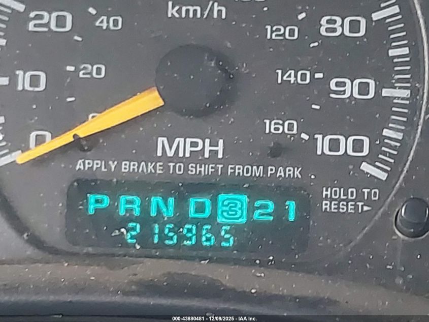 2000 Chevrolet Tahoe All New Lt VIN: 1GNEK13T6YJ206156 Lot: 43880481