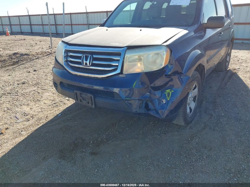 2015 Honda Pilot VIN: 05FBYF3H2XFB00112 Lot: 43880487