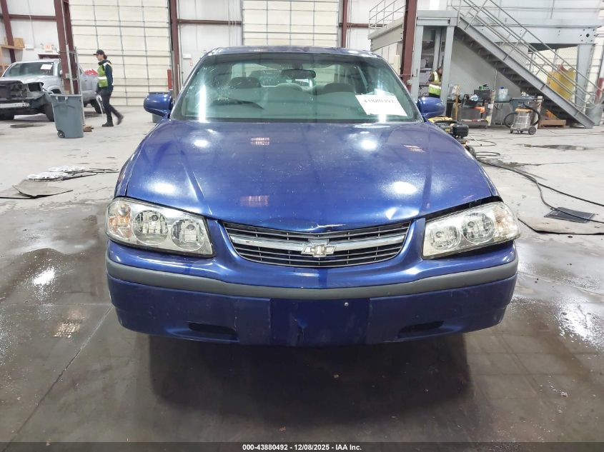 2005 Chevrolet Impala VIN: 2G1WF52E959228289 Lot: 43880492