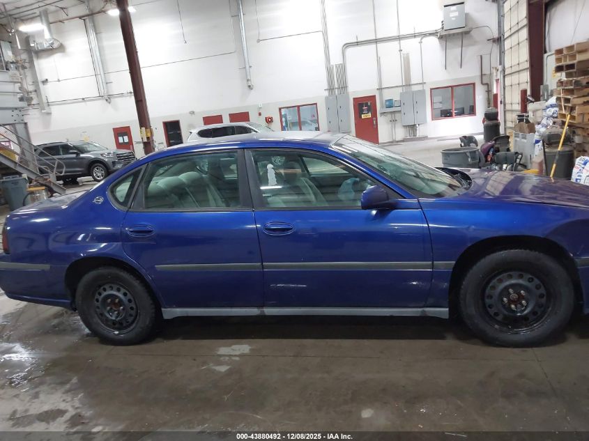 2005 Chevrolet Impala VIN: 2G1WF52E959228289 Lot: 43880492