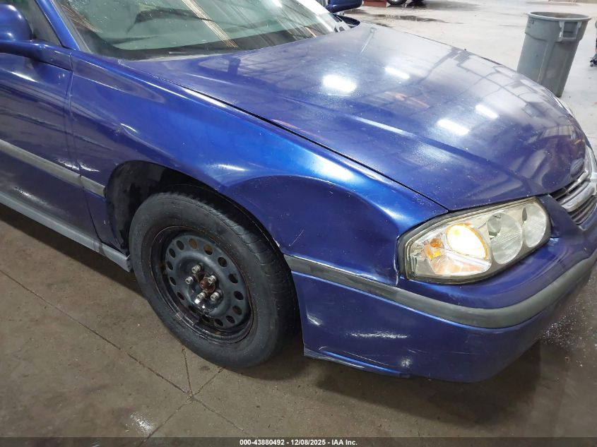 2005 Chevrolet Impala VIN: 2G1WF52E959228289 Lot: 43880492