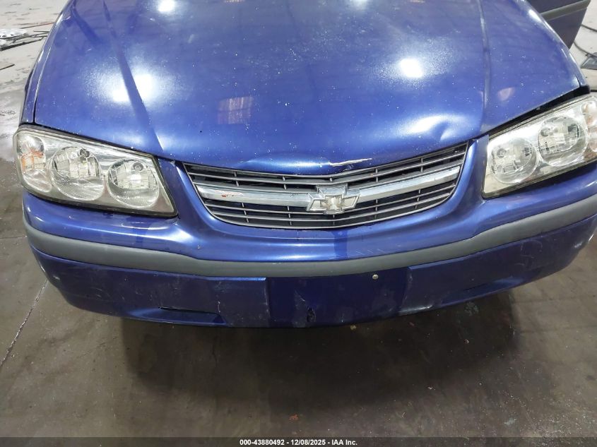 2005 Chevrolet Impala VIN: 2G1WF52E959228289 Lot: 43880492