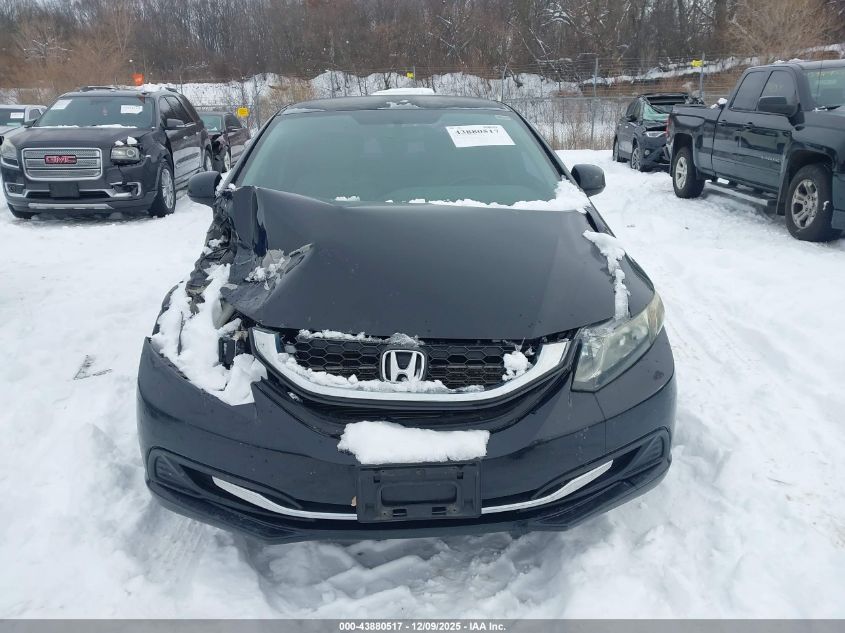 2013 Honda Civic Lx VIN: 2HGFB2F50DH513254 Lot: 43880517