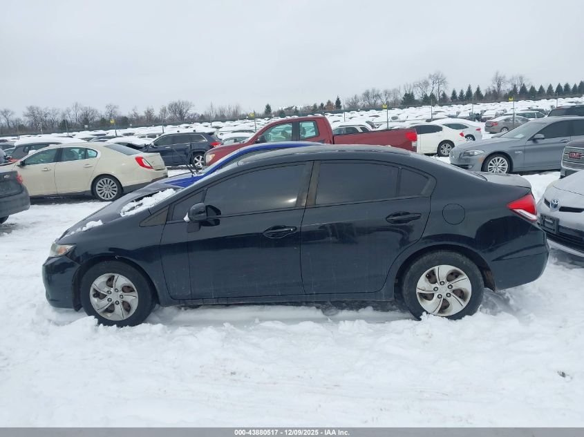2013 Honda Civic Lx VIN: 2HGFB2F50DH513254 Lot: 43880517