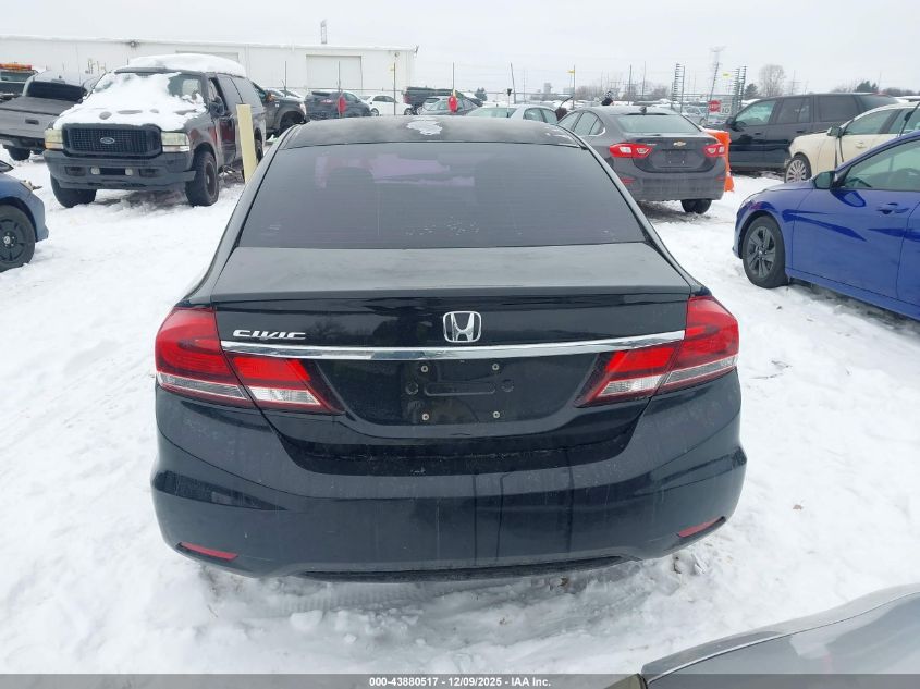 2013 Honda Civic Lx VIN: 2HGFB2F50DH513254 Lot: 43880517