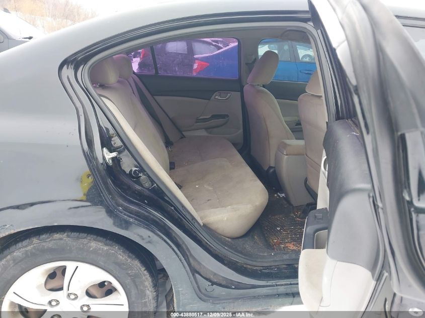 2013 Honda Civic Lx VIN: 2HGFB2F50DH513254 Lot: 43880517