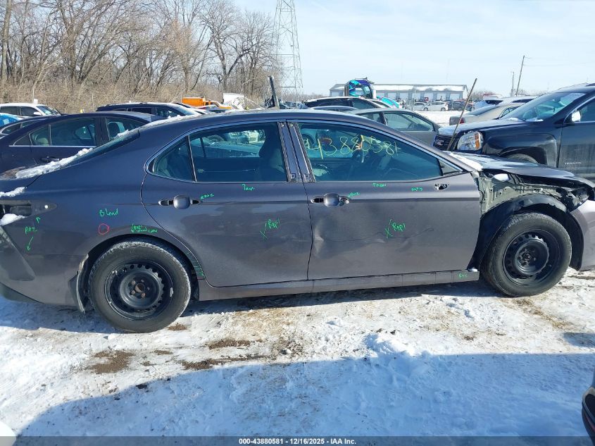 2021 Toyota Camry Le Hybrid VIN: 4T1C31AK8MU558800 Lot: 43880581