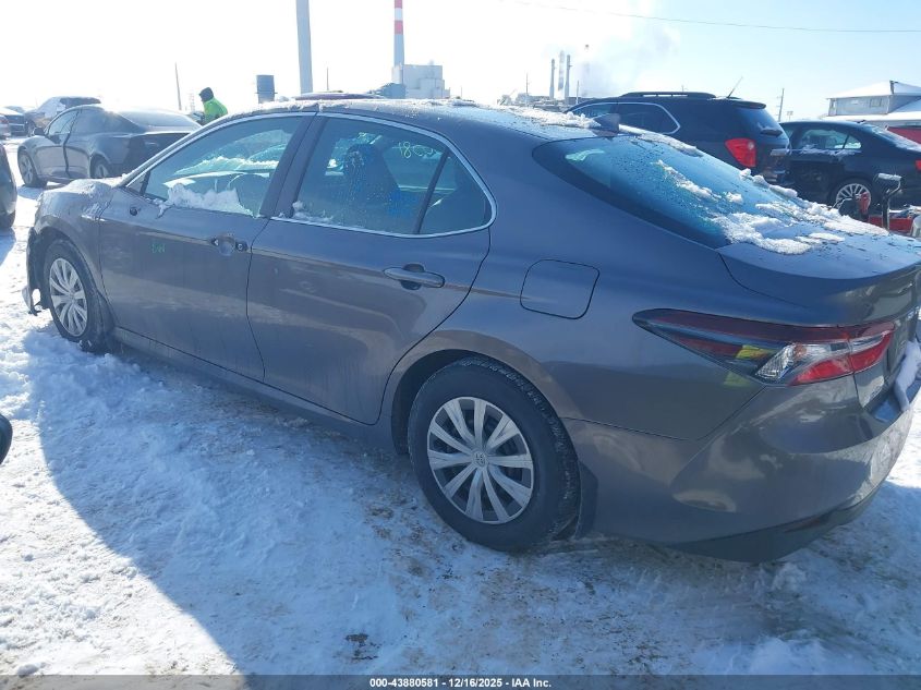 2021 Toyota Camry Le Hybrid VIN: 4T1C31AK8MU558800 Lot: 43880581