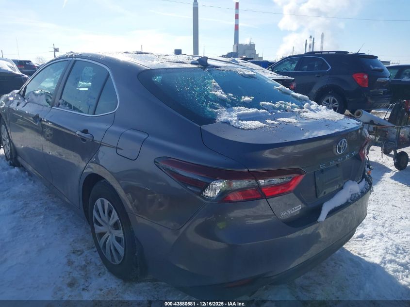 2021 Toyota Camry Le Hybrid VIN: 4T1C31AK8MU558800 Lot: 43880581