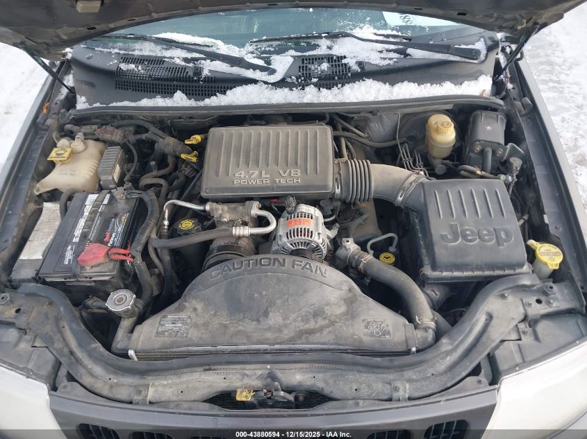 2000 Jeep Grand Cherokee Limited VIN: 1J4GW58N7YC163940 Lot: 43880594