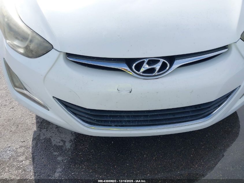 2016 Hyundai Elantra Se VIN: 5NPDH4AE8GH729355 Lot: 43880603