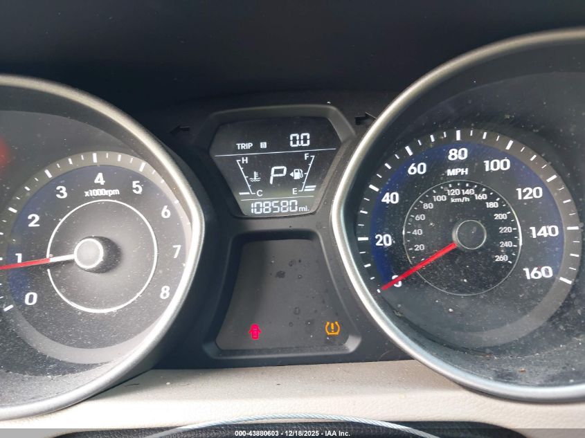 2016 Hyundai Elantra Se VIN: 5NPDH4AE8GH729355 Lot: 43880603