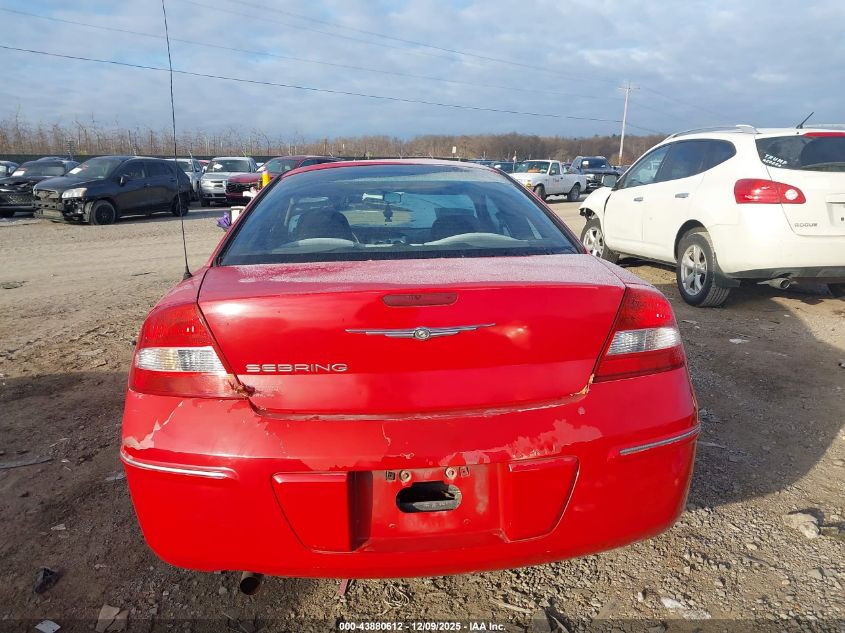 2004 Chrysler Sebring VIN: 4C3AG42G64E152331 Lot: 43880612