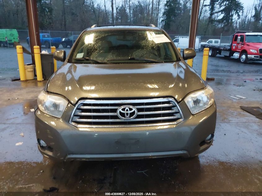 2010 Toyota Highlander Limited V6 VIN: JTEDK3EH1A2154925 Lot: 43880627