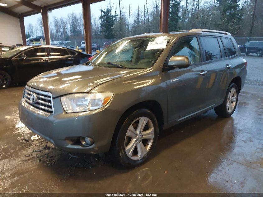 2010 Toyota Highlander Limited V6 VIN: JTEDK3EH1A2154925 Lot: 43880627
