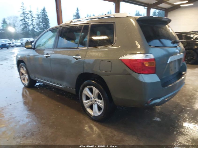 2010 Toyota Highlander Limited V6 VIN: JTEDK3EH1A2154925 Lot: 43880627
