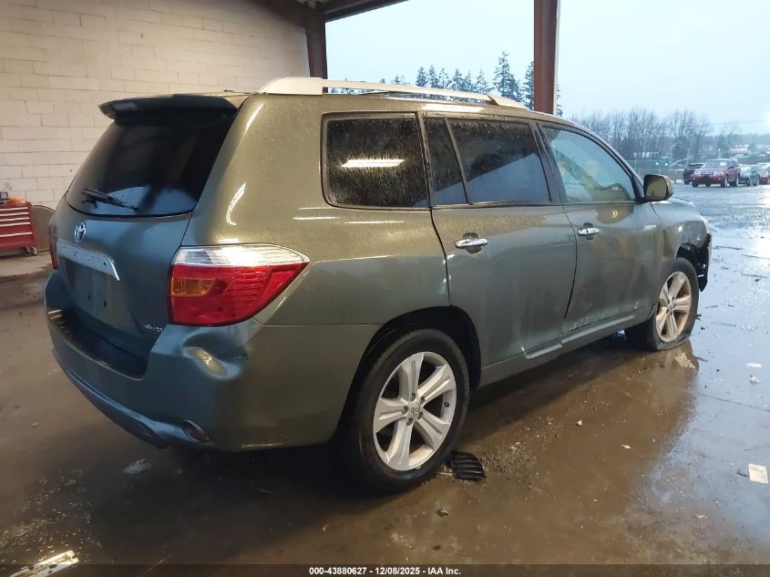 2010 Toyota Highlander Limited V6 VIN: JTEDK3EH1A2154925 Lot: 43880627