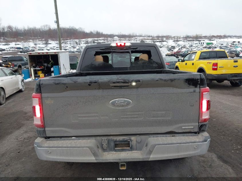 2021 Ford F-150 Lariat VIN: 1FTFW1E85MFA82839 Lot: 43880639