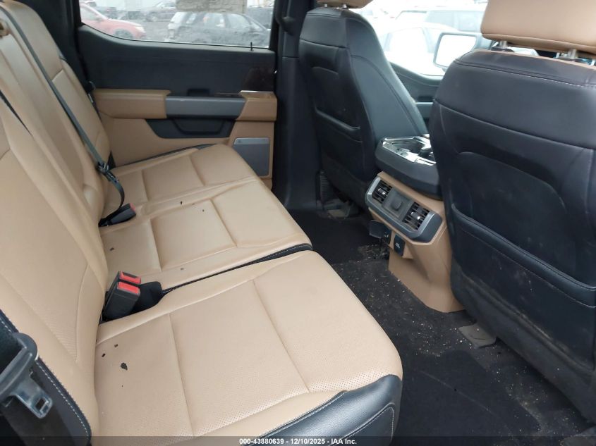 2021 Ford F-150 Lariat VIN: 1FTFW1E85MFA82839 Lot: 43880639