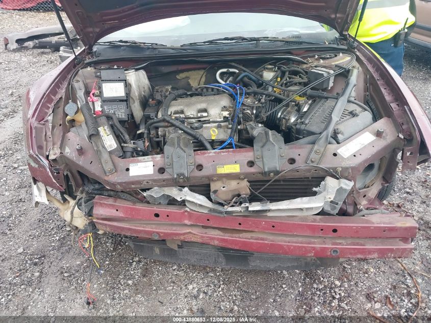 2000 Chevrolet Monte Carlo Ls VIN: 2G1WW12E0Y9216903 Lot: 43880653