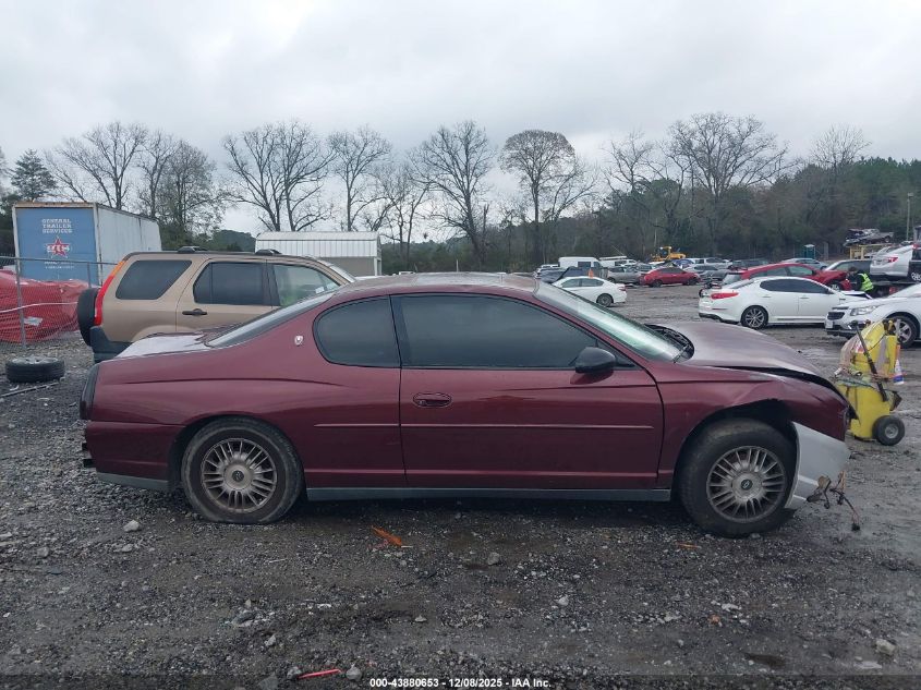 2000 Chevrolet Monte Carlo Ls VIN: 2G1WW12E0Y9216903 Lot: 43880653