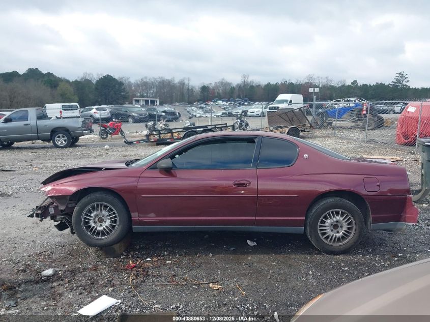 2000 Chevrolet Monte Carlo Ls VIN: 2G1WW12E0Y9216903 Lot: 43880653
