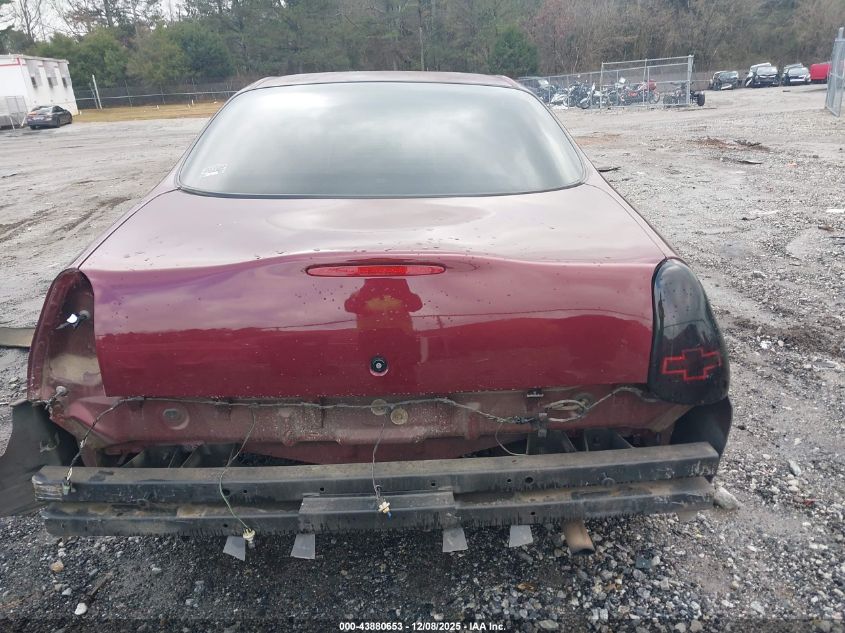 2000 Chevrolet Monte Carlo Ls VIN: 2G1WW12E0Y9216903 Lot: 43880653