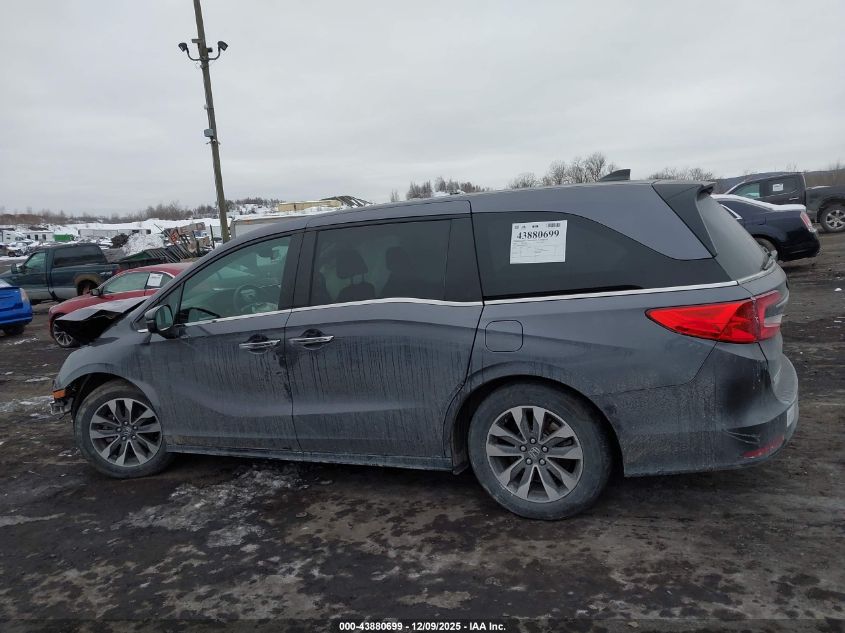2024 Honda Odyssey Ex-L VIN: 5FNRL6H62RB039035 Lot: 43880699