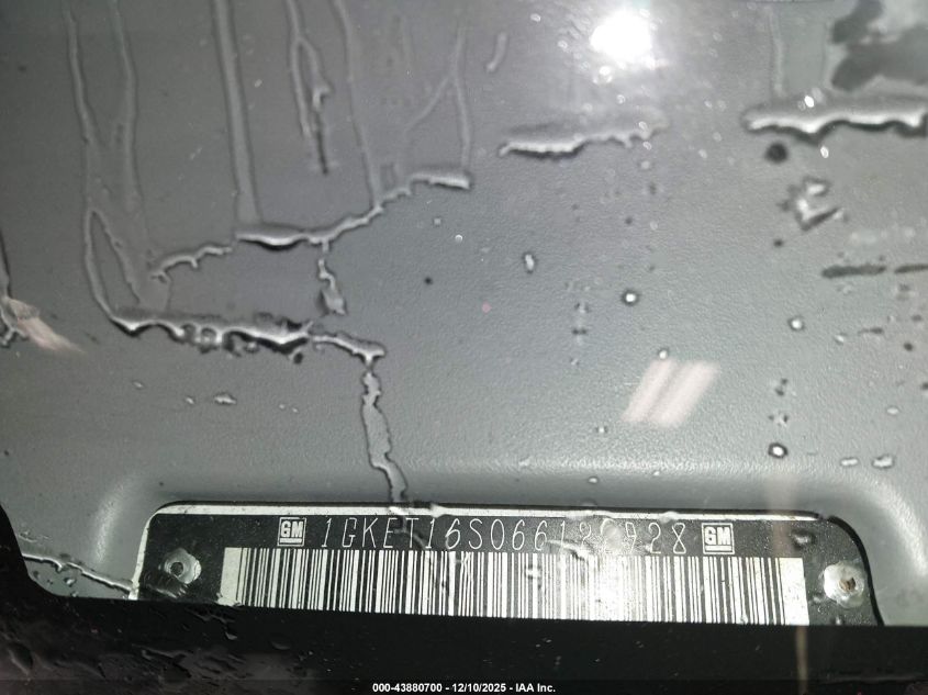 2006 GMC Envoy Xl Slt VIN: 1GKET16S066122928 Lot: 43880700