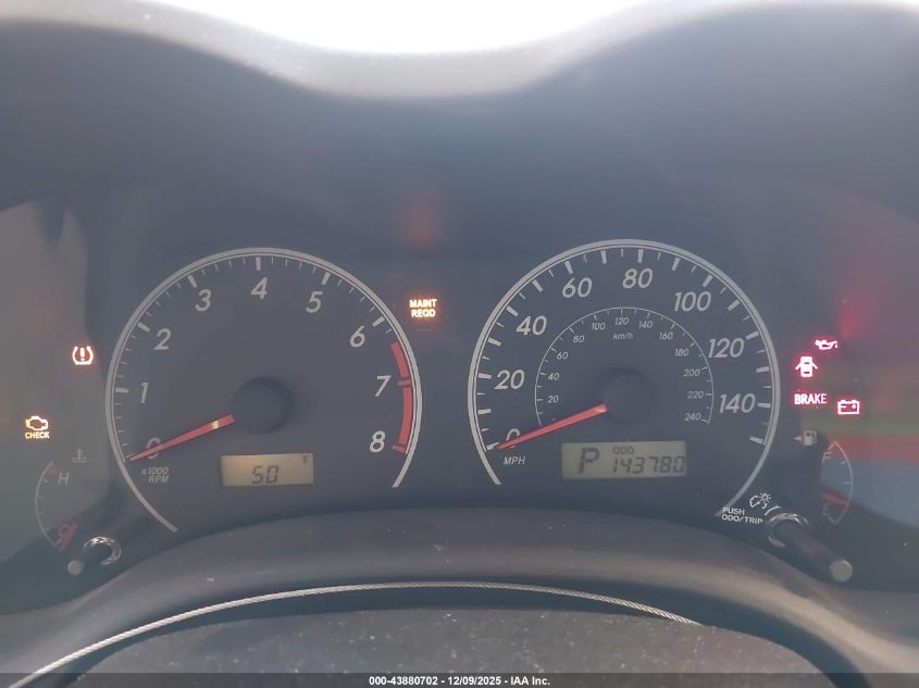 2012 Toyota Corolla Le VIN: 5YFBU4EE6CP045818 Lot: 43880702