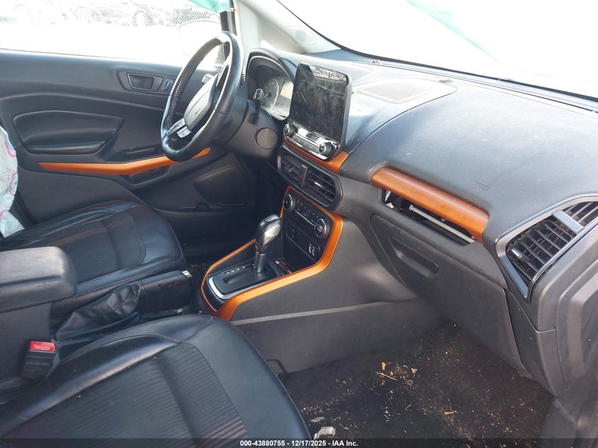 VIN MAJ6P1CL0JT182595 2018 FORD ECOSPORT SES