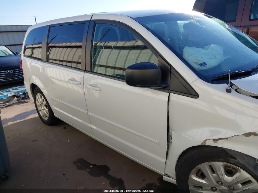 2017 Dodge Grand Caravan Se VIN: 2C4RDGBG7HR651898 Lot: 43880790